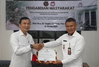 Pengabdian kepada Masyarakat: Fakultas MIPA Militer Unhan RI Tingkatkan Pengelolaan Limbah Organik di Desa Tangkil melalui Budidaya Maggot